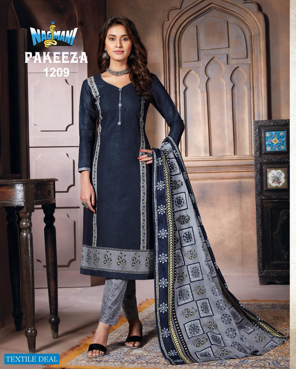Nagmani Pakeeza Vol-12 Wholesale Shopping Printed Dress Material