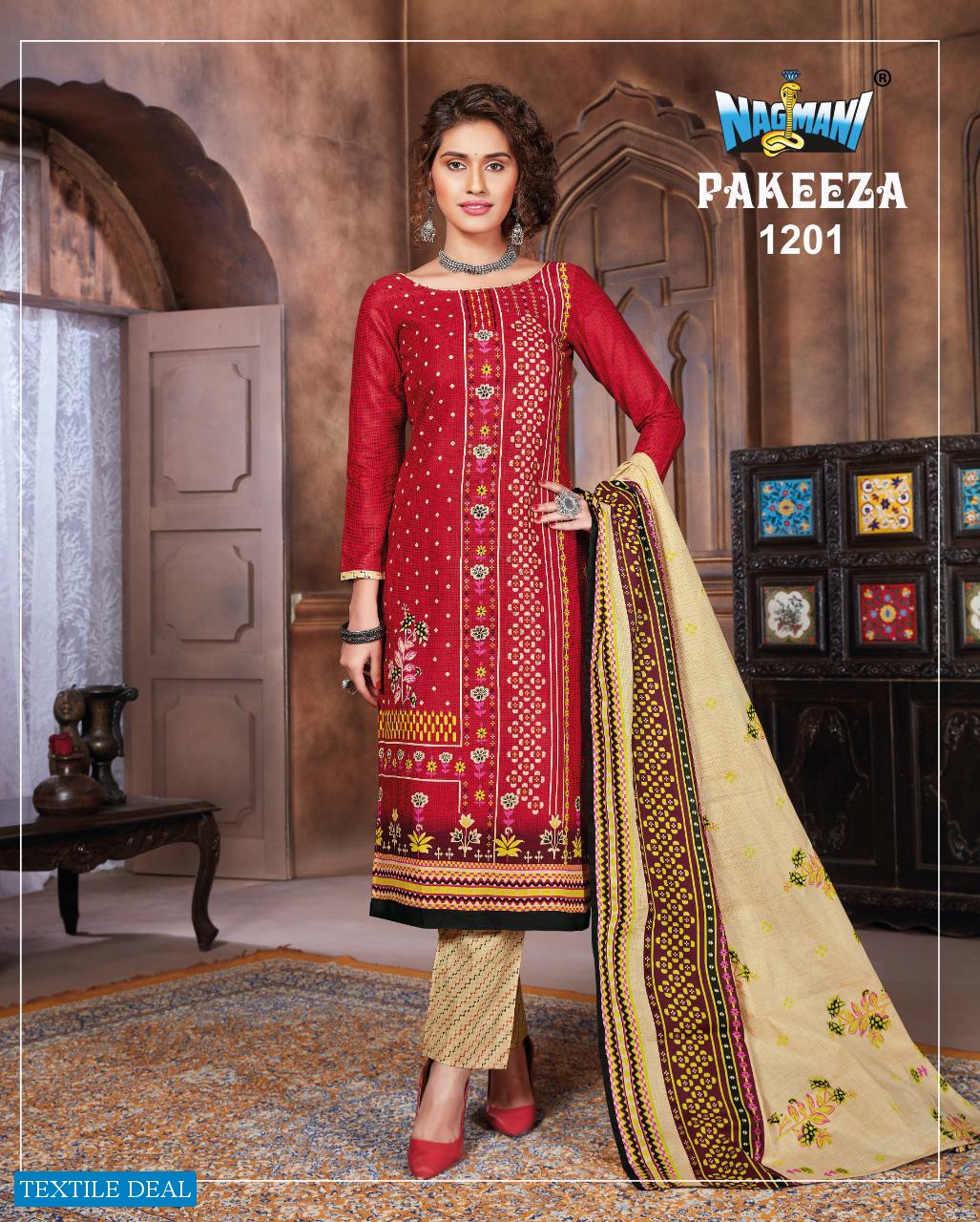 Nagmani Pakeeza Vol-12 Wholesale Shopping Printed Dress Material