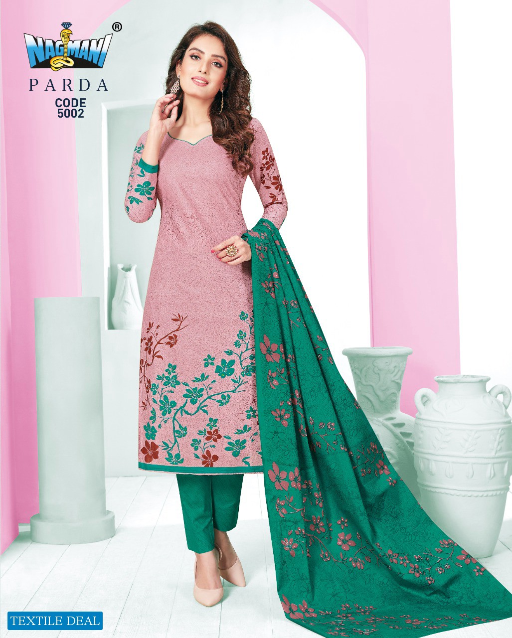 Nagmani Parda Vol-5 Wholesale Printed Dress Material