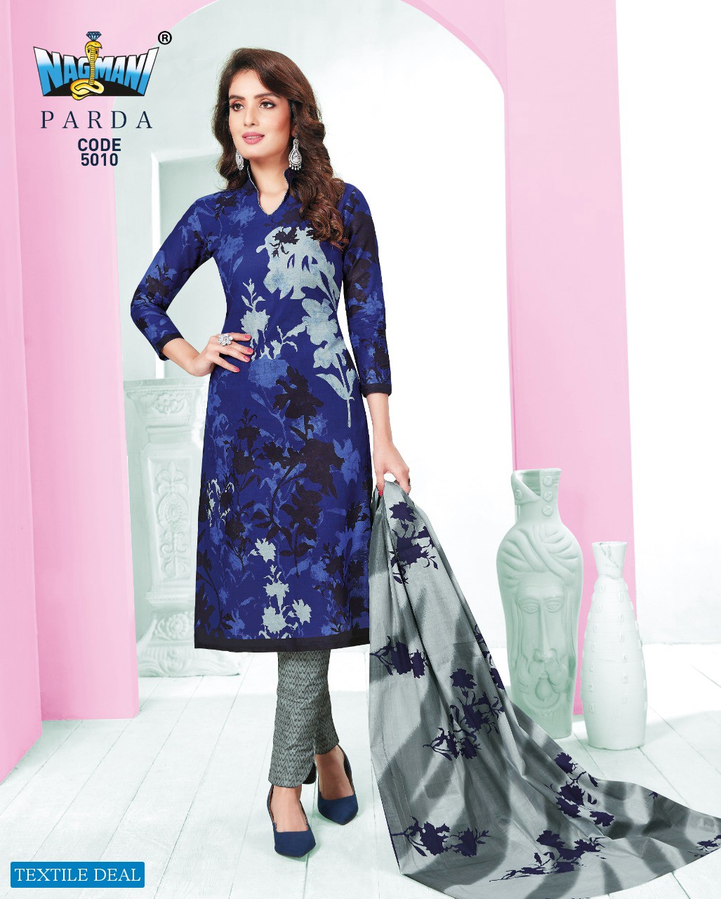 Nagmani Parda Vol-5 Wholesale Printed Dress Material