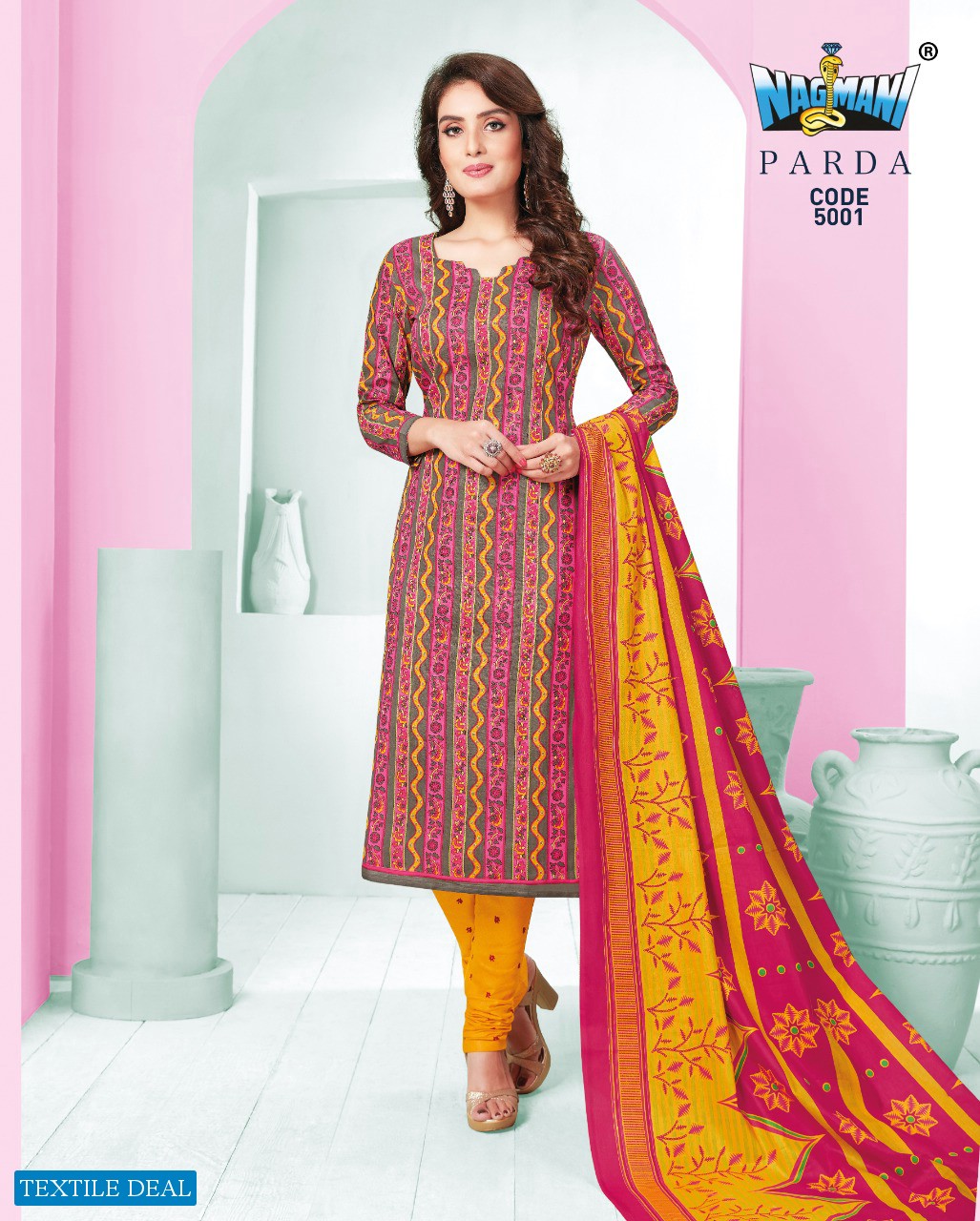 Nagmani Parda Vol-5 Wholesale Printed Dress Material