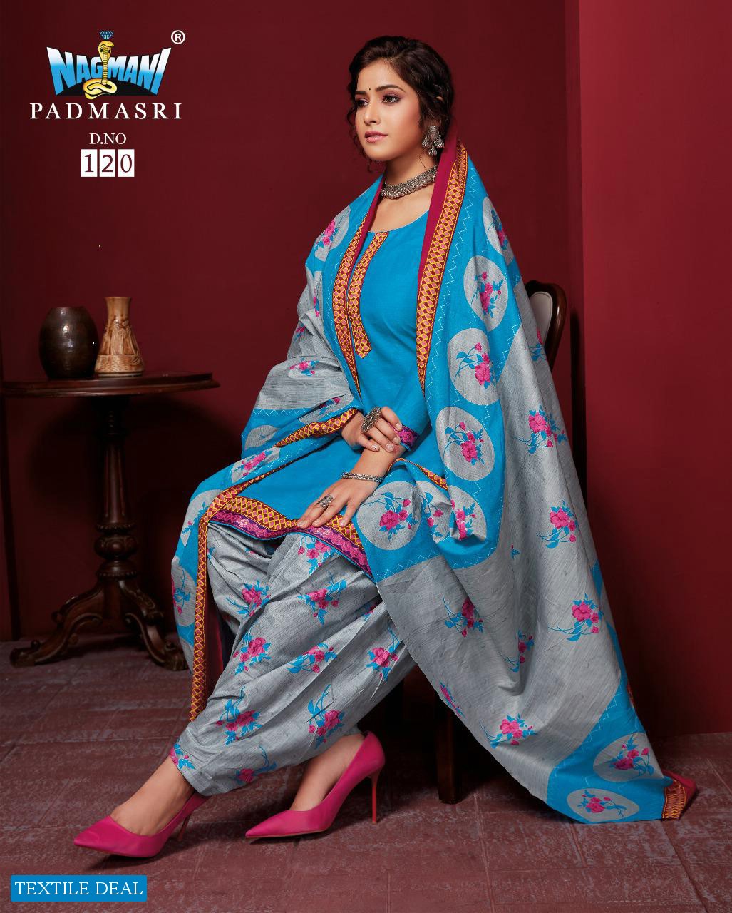 Nagmani padmasri vol-11 Wholesale Dress material