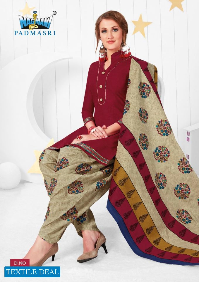 Nagmani padmasri vol-9 Wholesale Dress material