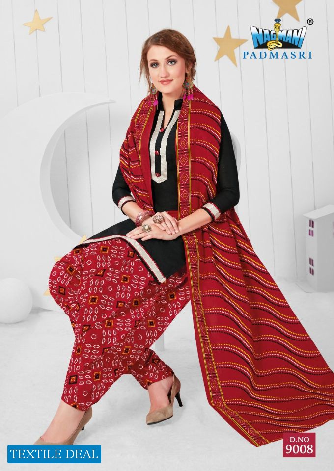 Nagmani padmasri vol-9 Wholesale Dress material