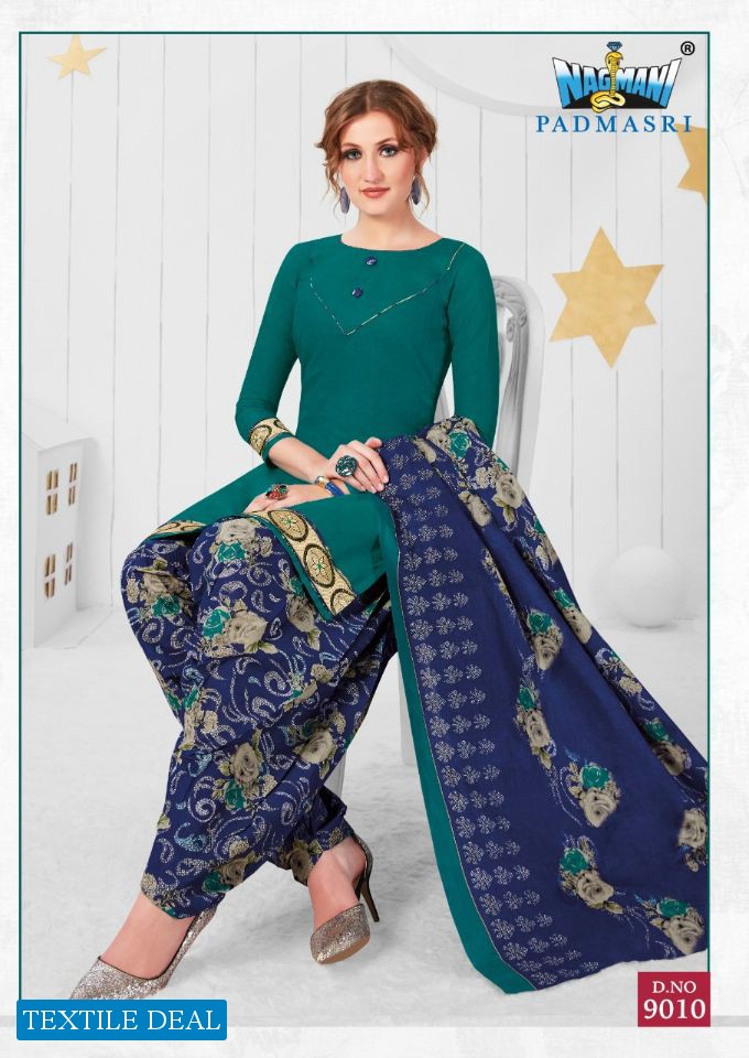 Nagmani padmasri vol-9 Wholesale Dress material