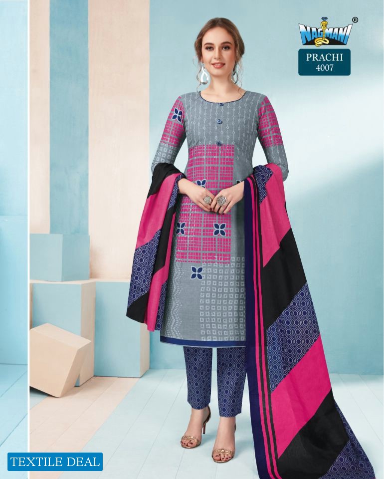 Nagmani prachi vol-4 wholesale printed Dress Material