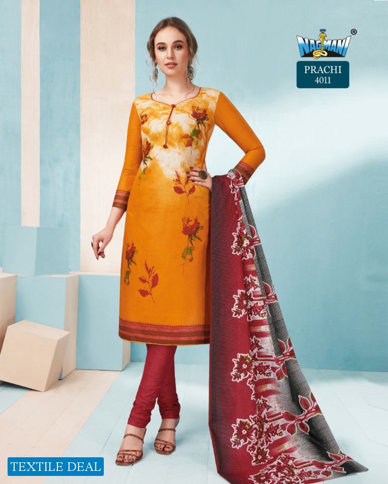 Nagmani prachi vol-4 wholesale printed Dress Material