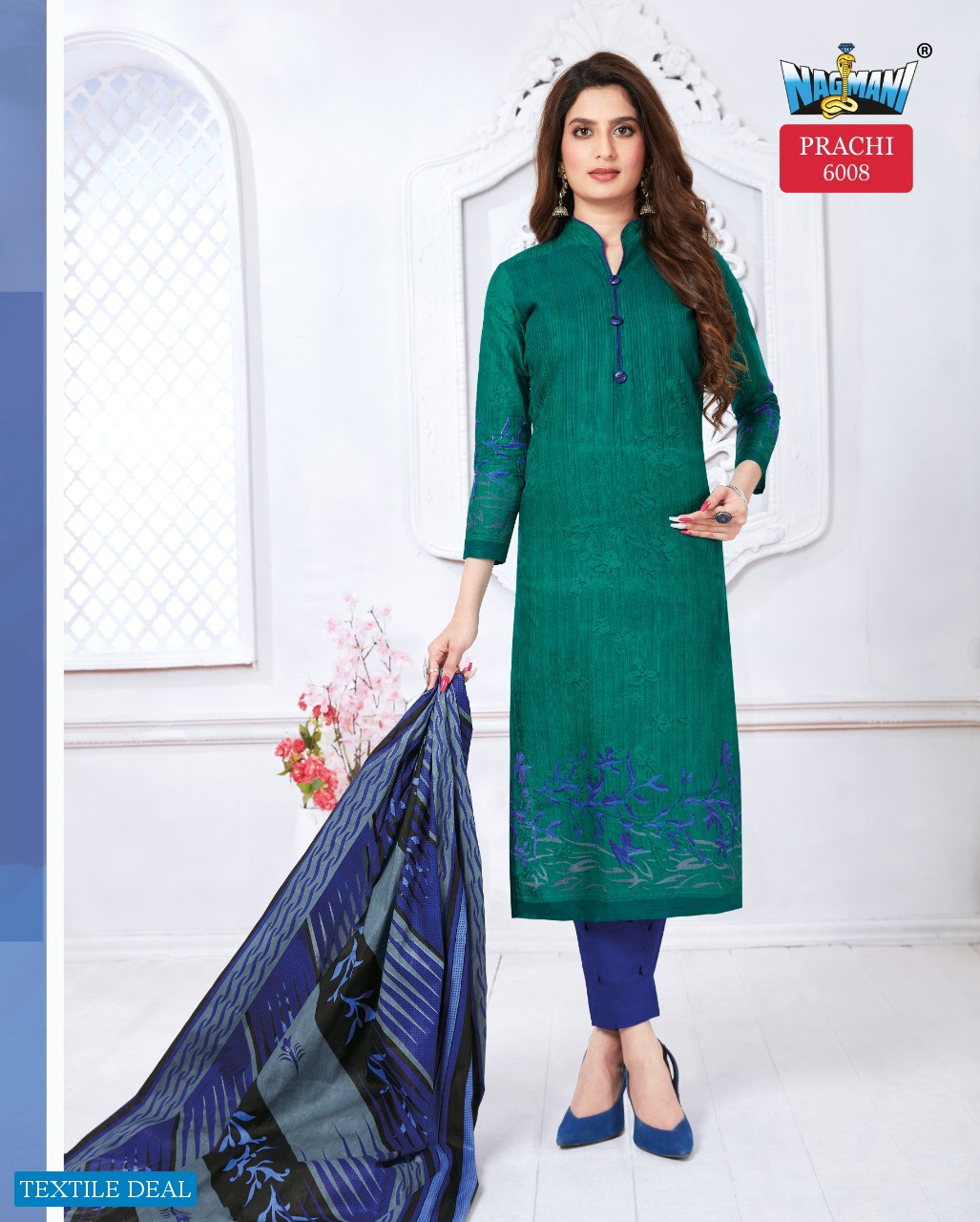 Nagmani prachi vol-6 wholesale printed Dress Material