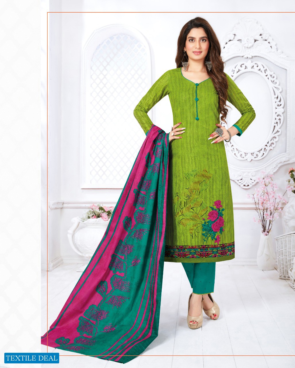 Nagmani prachi vol-6 wholesale printed Dress Material