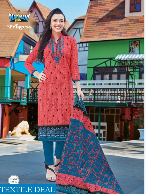 Nagmani princess Vol-4 Wholesale Printed Dress Material