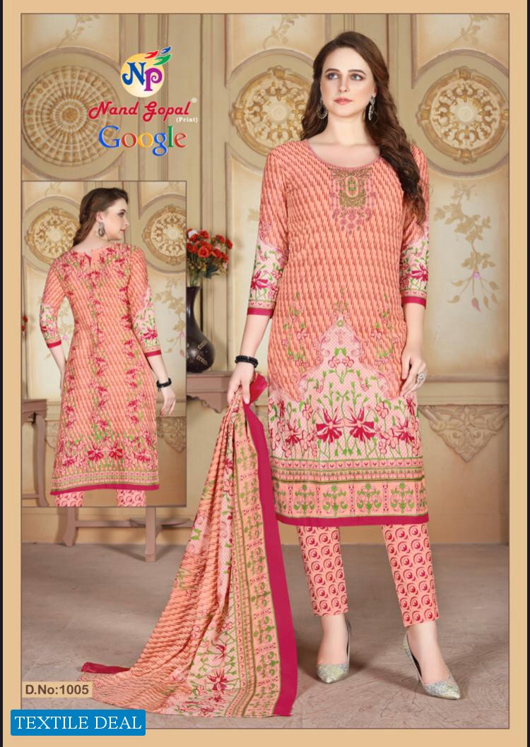 Nand Gopal Google Vol-2 Wholesale Bulk Shopping Formal Dress Material