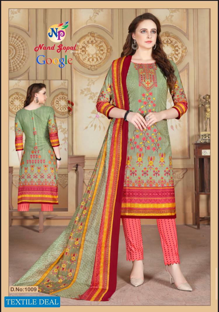 Nand Gopal Google Vol-2 Wholesale Bulk Shopping Formal Dress Material