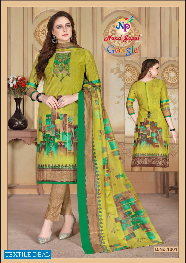 Nand Gopal Google Vol-2 Wholesale Bulk Shopping Formal Dress Material