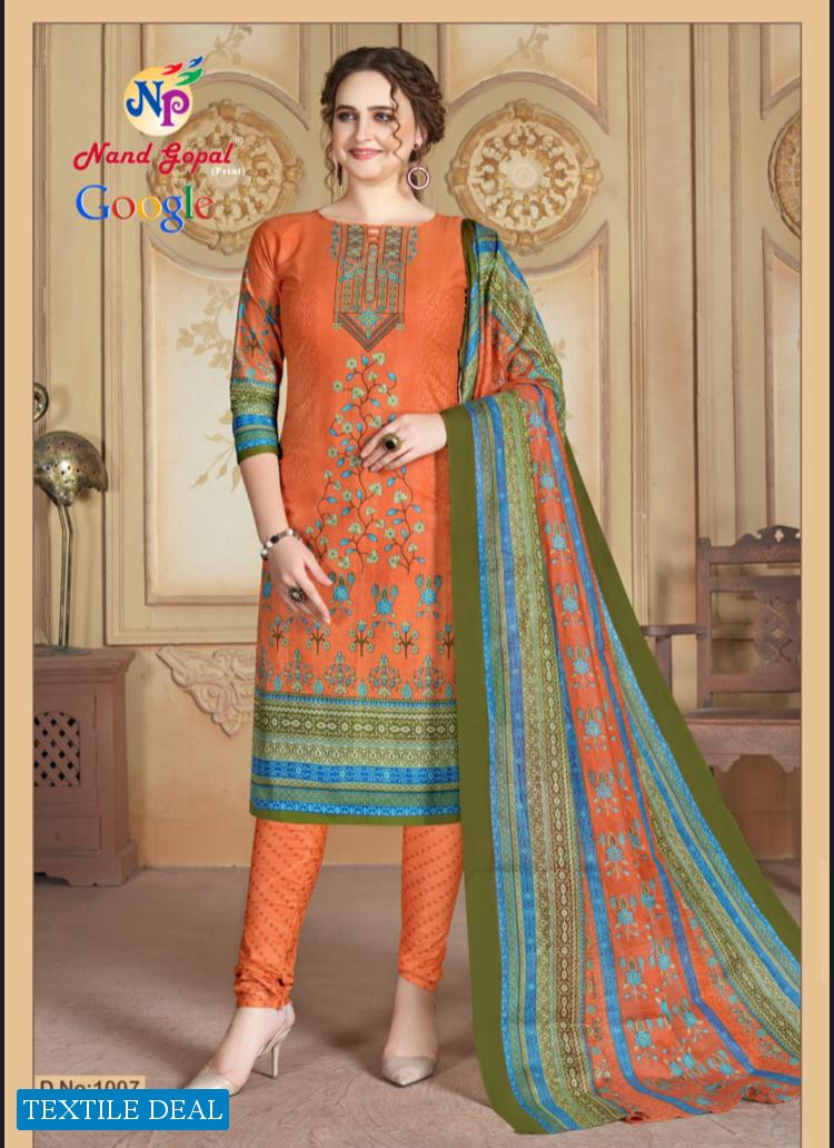 Nand Gopal Google Vol-2 Wholesale Bulk Shopping Formal Dress Material