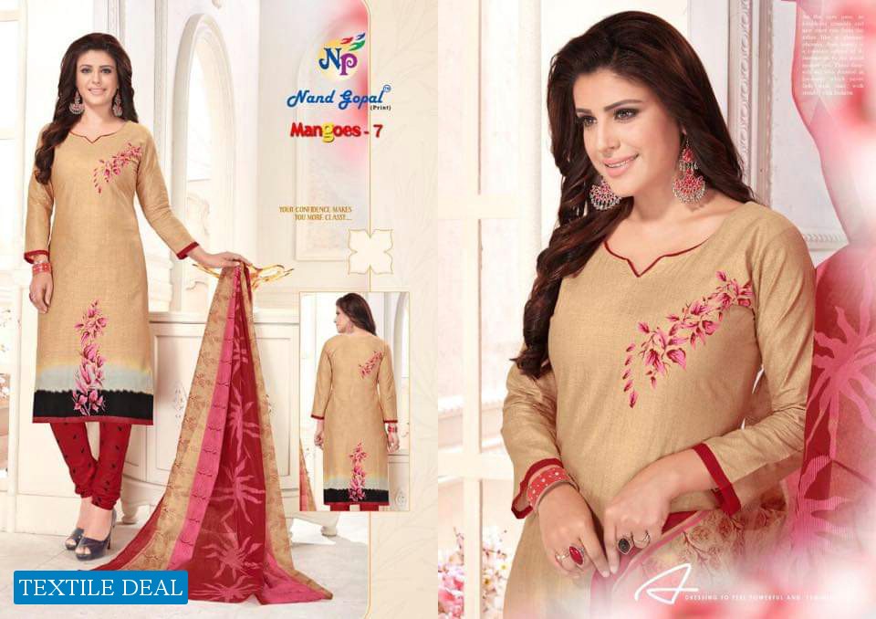 Nand Gopal Mangoes Vol-7 Wholesale Dress Material