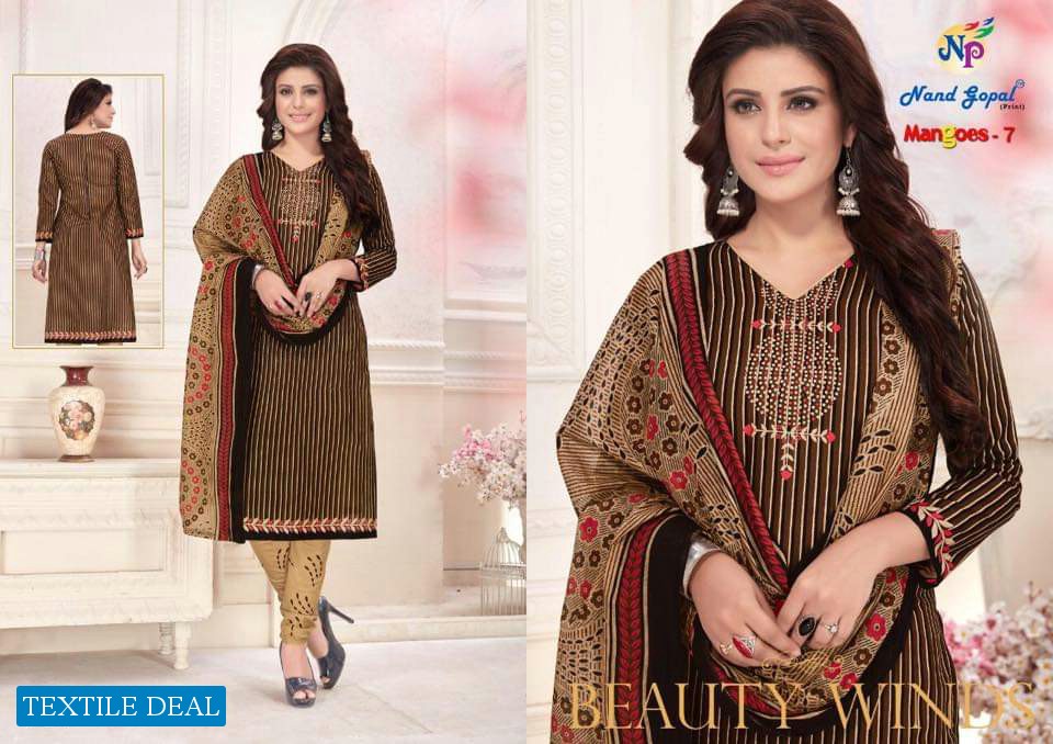 Nand Gopal Mangoes Vol-7 Wholesale Dress Material