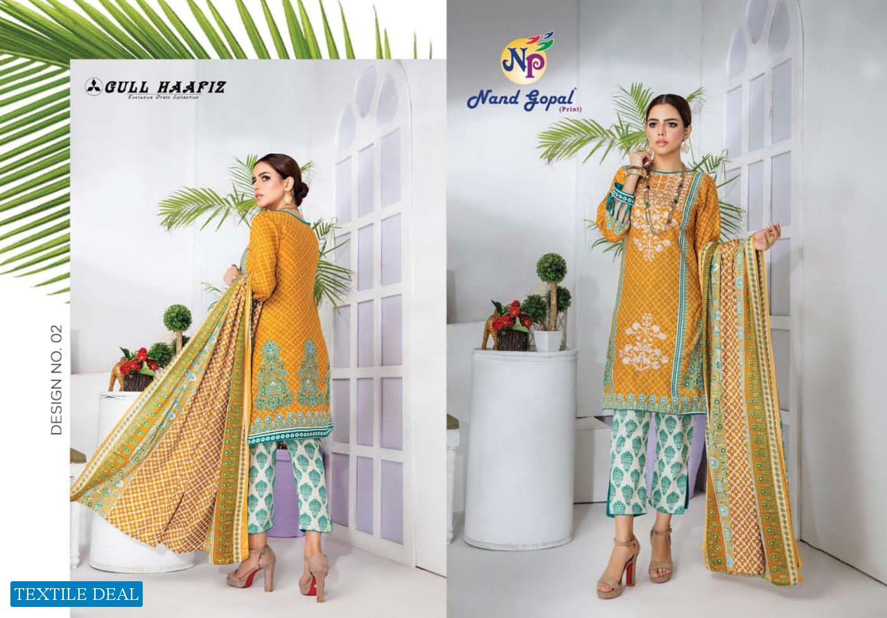 Nand Gopal Sofiya Karachi Cotton Dress Material