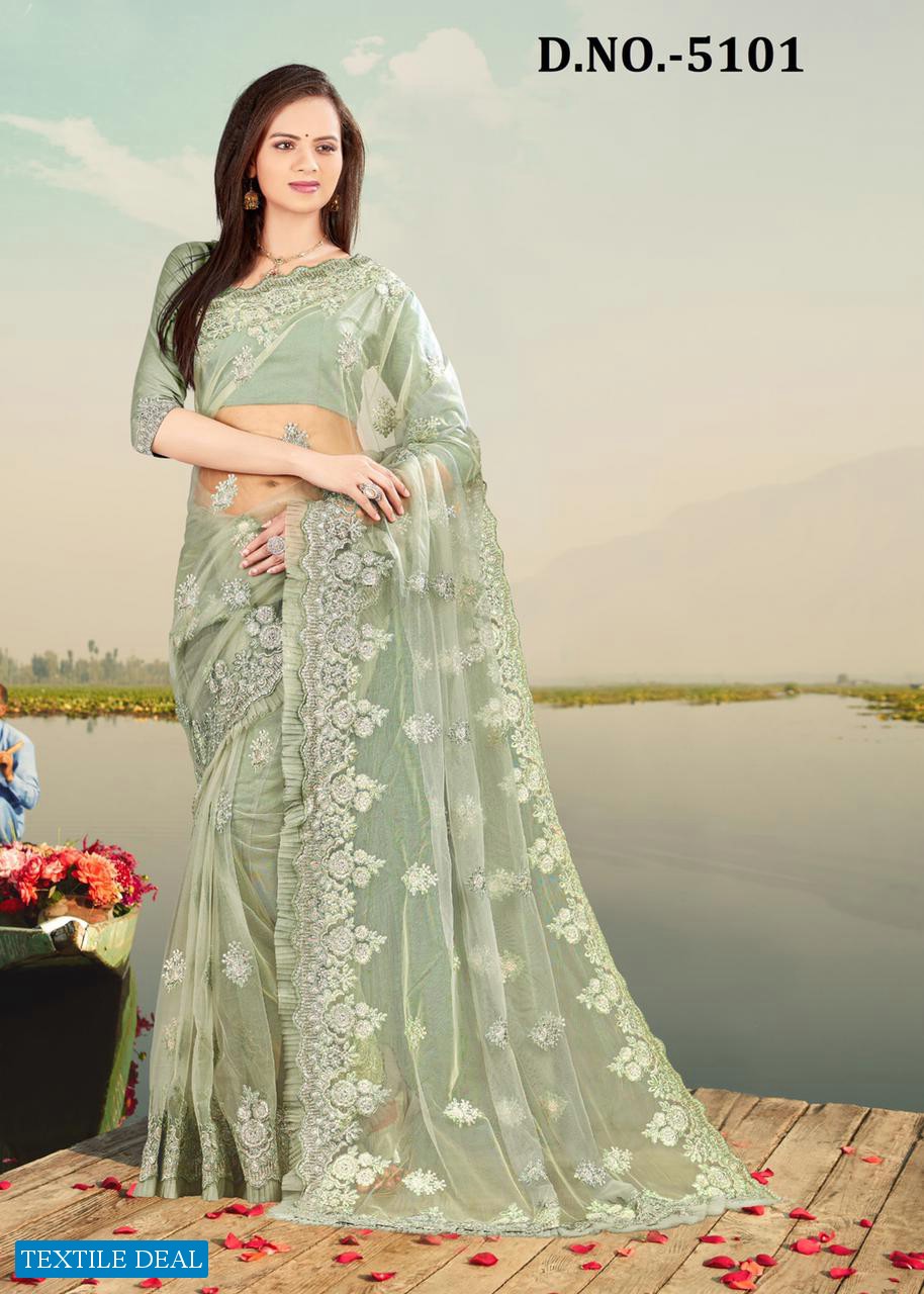 Nari Fashion Diary Wholesale Heavy resham Clothe Ethnic Sarees