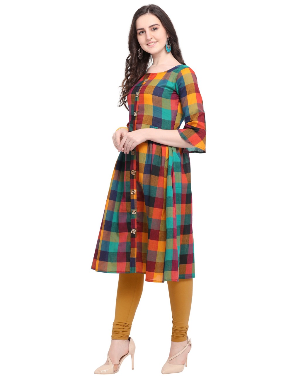 Navya checks Pure Cotton kurti wholesale in india