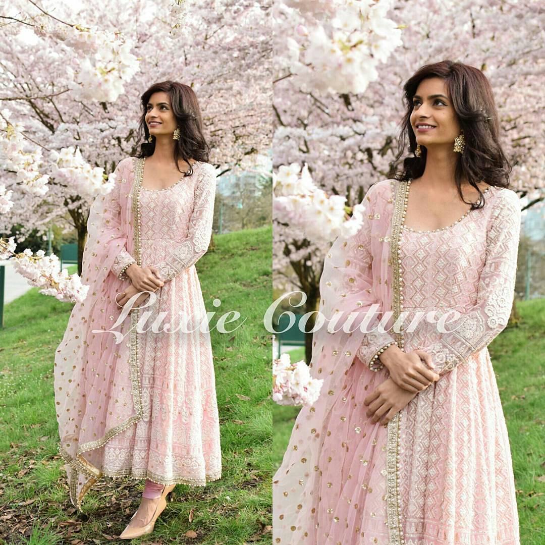 Net with Fancy Motilace Dress Materials wholesale in india