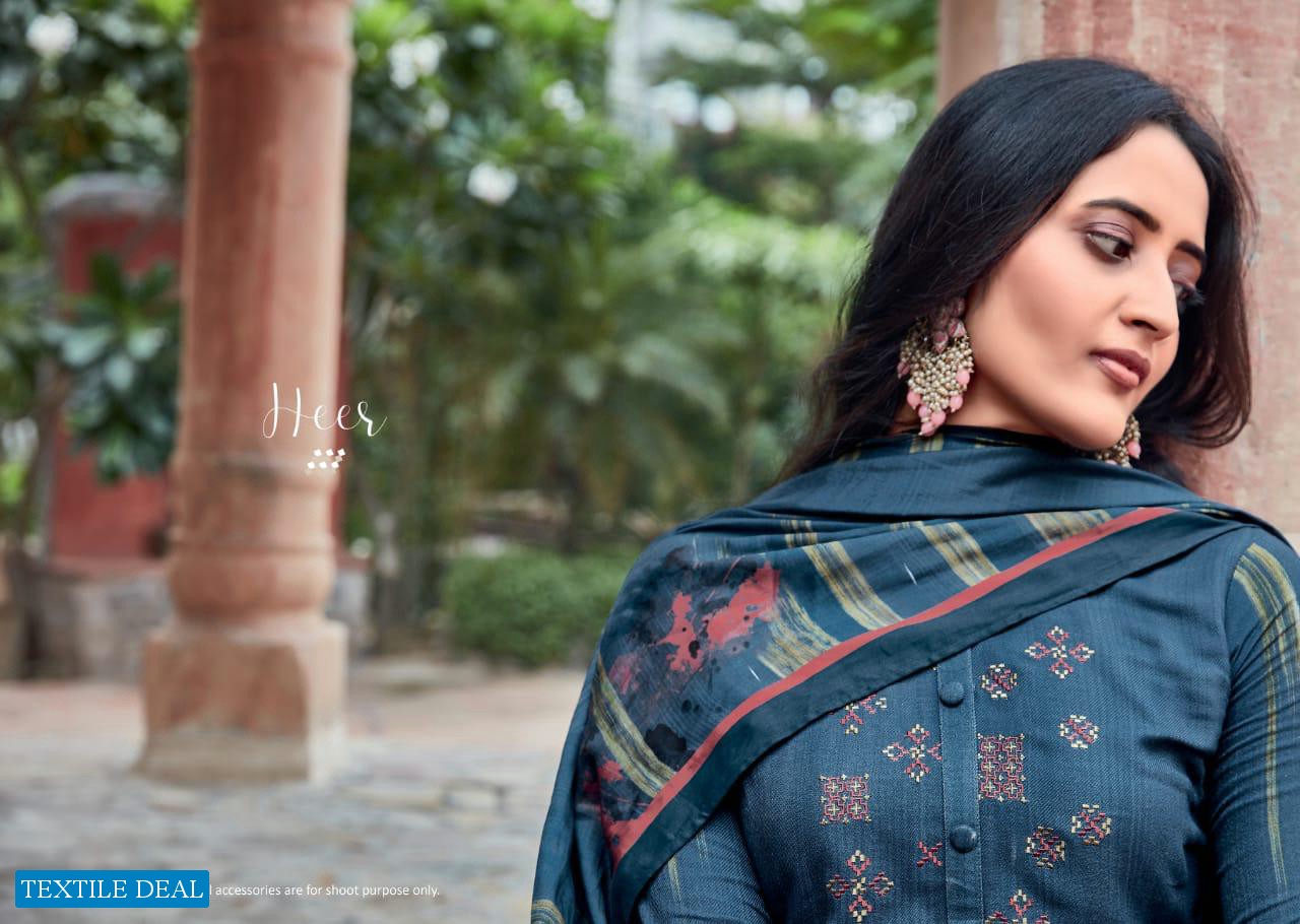 Nirukht Heer Wholesale Cotton Satin Salwar Kameez