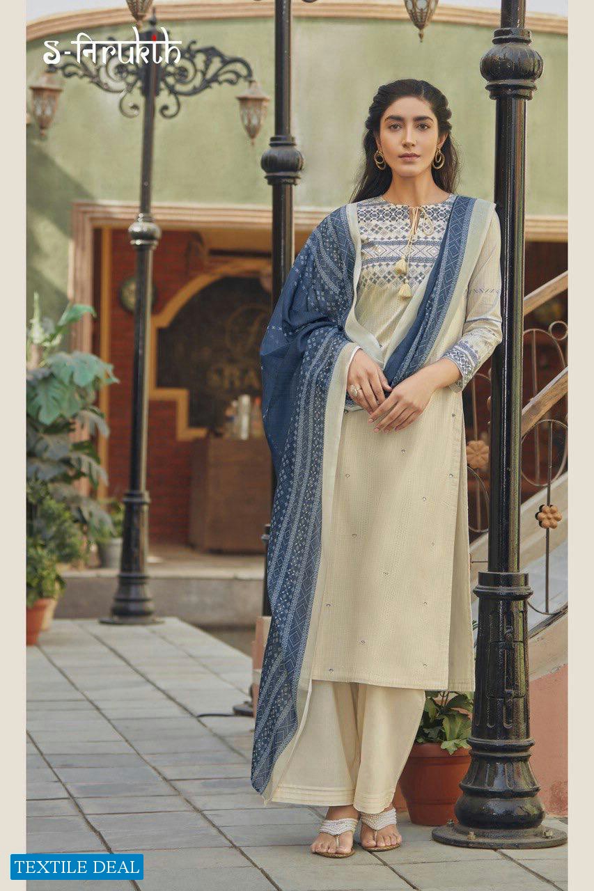 Nirukth Rukhsar Wholesale Cambric Print With Mirror Work Dress