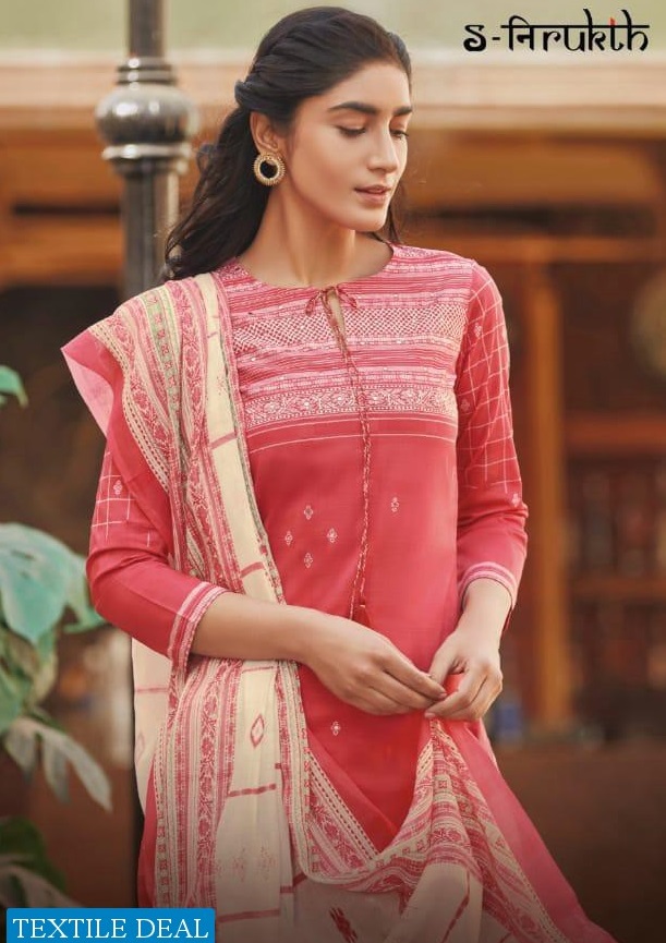 Nirukth Rukhsar Wholesale Cambric Print With Mirror Work Dress