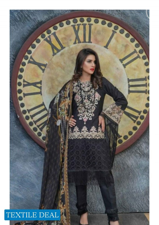 Nisa by Anamta Embroidered  Schiffli Lawn suit