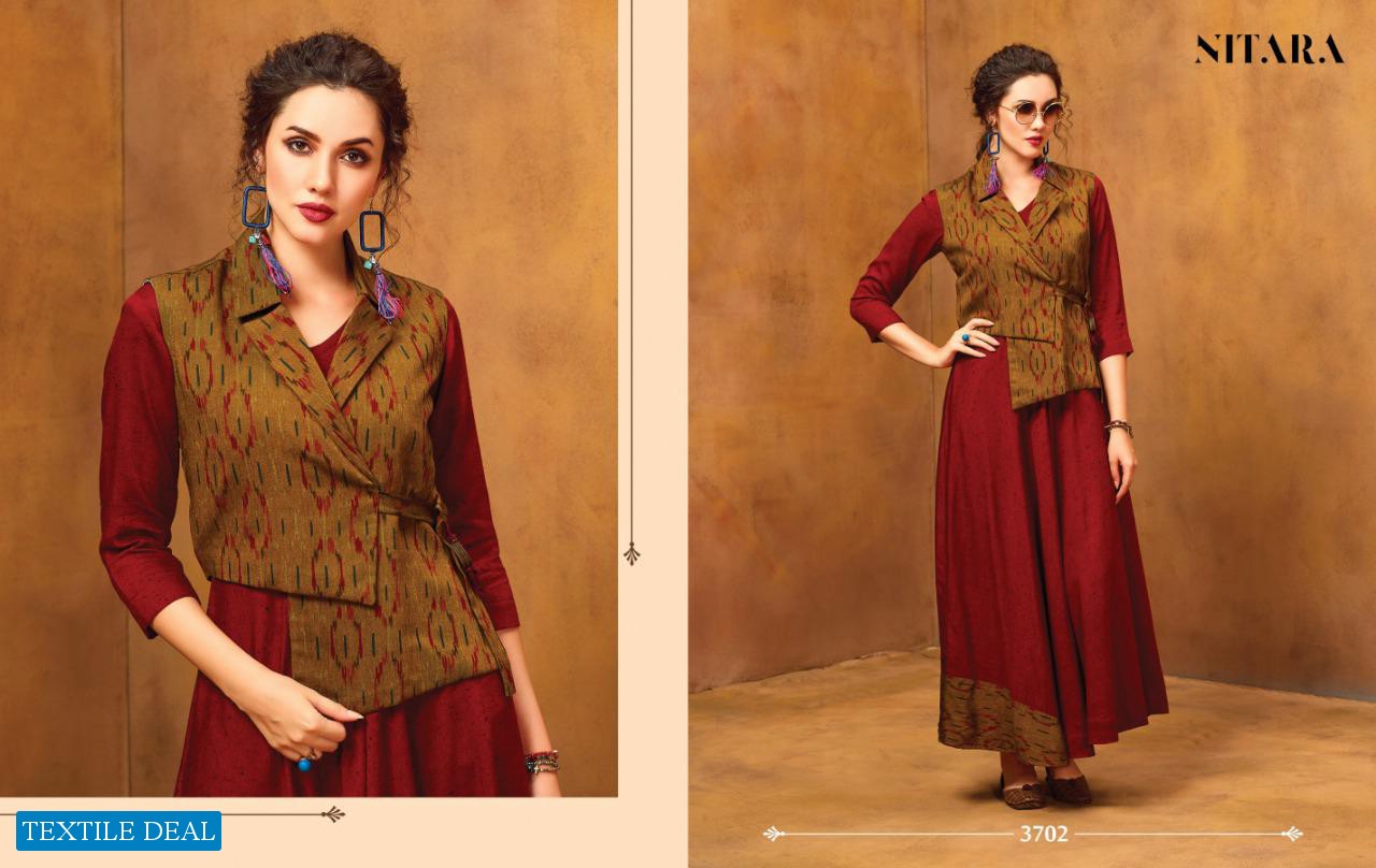 Nitara Arth Vol-2 Wholesale Separate Jacket and Gowns