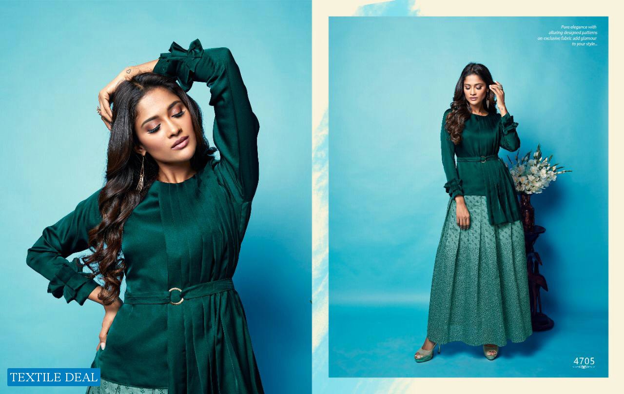 Nitara Sparkle Nx Wholesale Most Fancy Top And Skirt