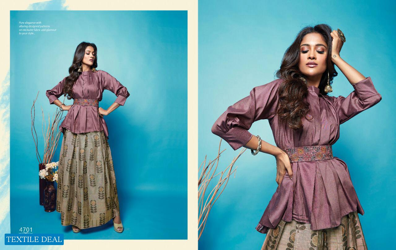 Nitara Sparkle Nx Wholesale Most Fancy Top And Skirt