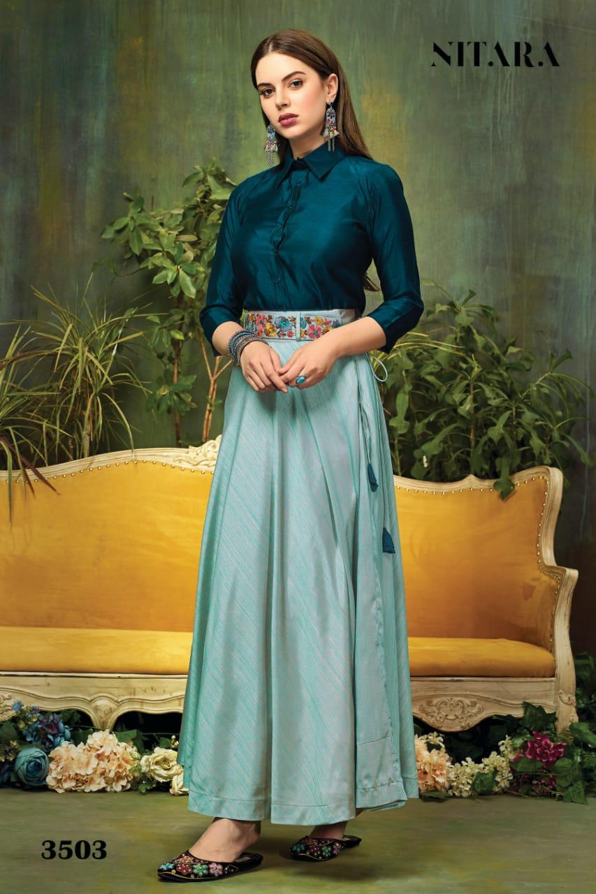 Nitara Sparkle Vol-3 Wholesale Designer Top And Skirt