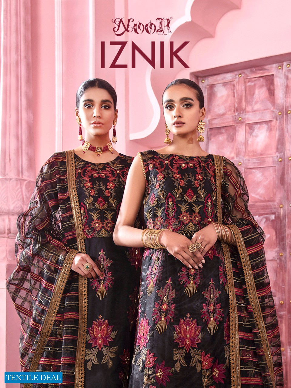 Noor Iznik Wholesale Pakistani Concept Designer Dress