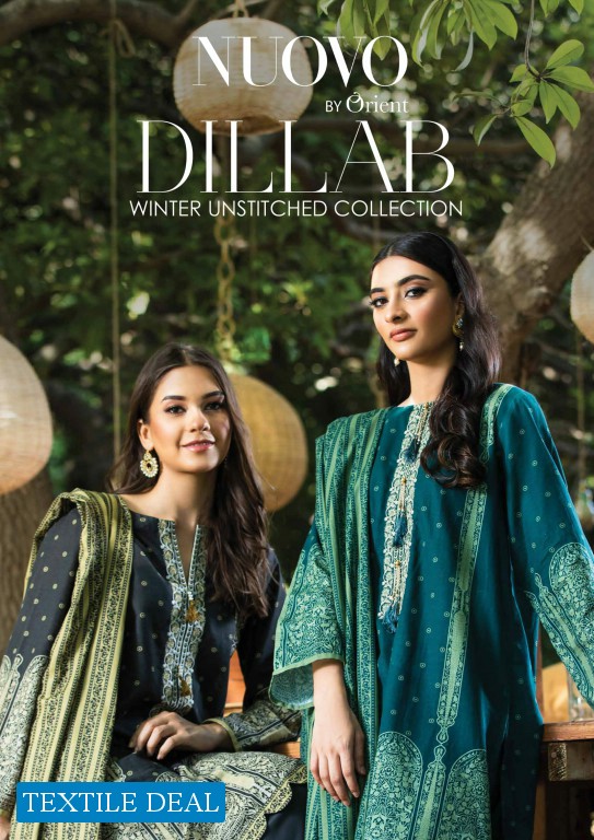 Nuovo Dillab By Orient Winter Unstitch Collection Pakistani Dress