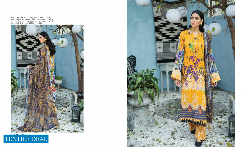 Nureh Swiss Lawn Unstitched Embroidered Chiffon Dupatta Pakistani Dress