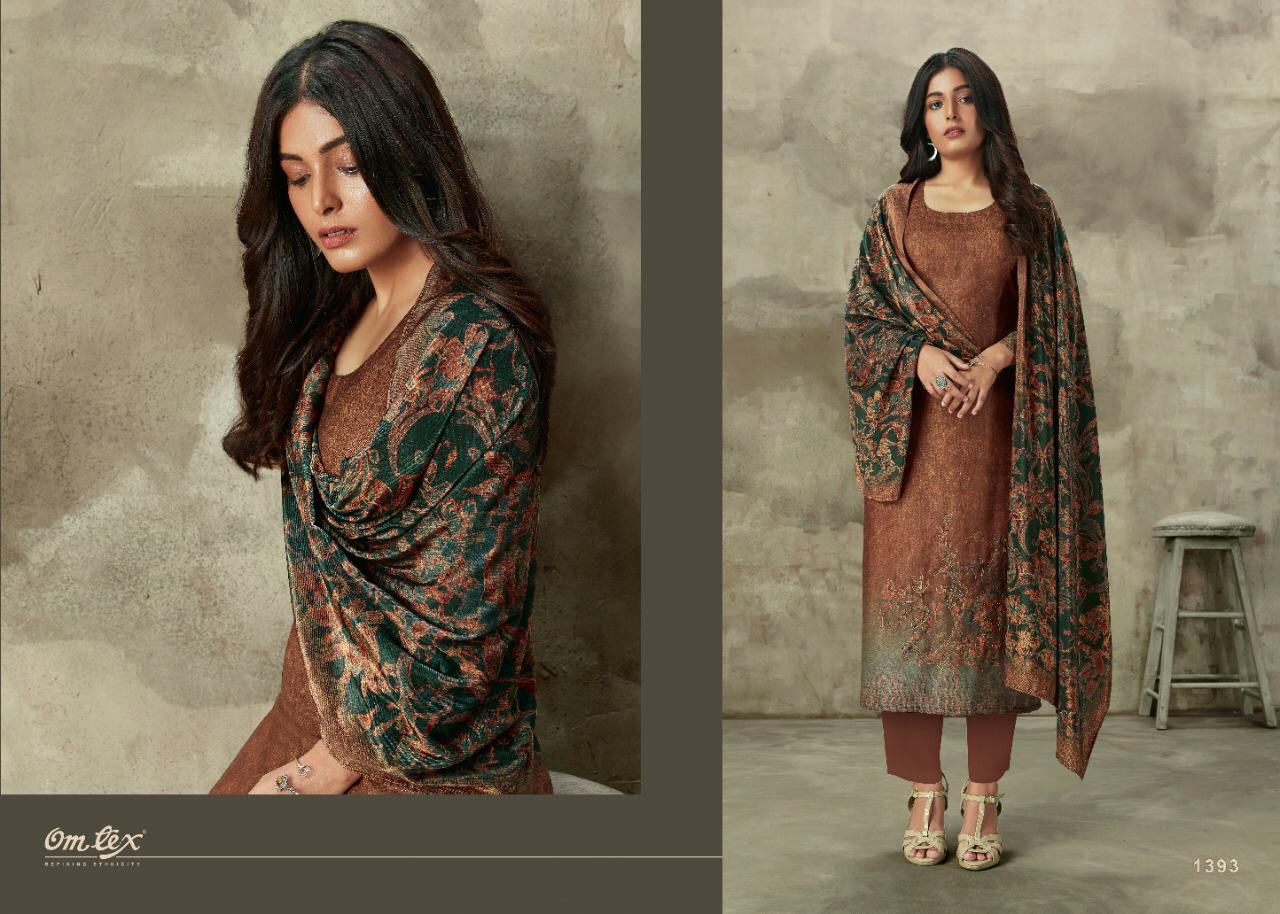 OMTEX LAUNCH BODHI PASHMINA DIGITAL PRINT WITH HANDWORK SALWAR KAMEEZ