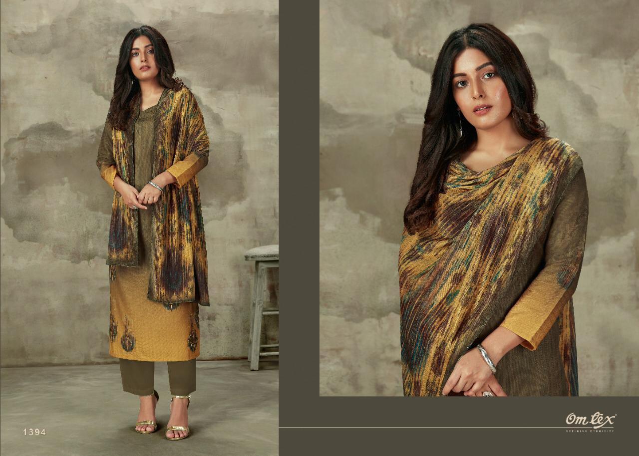OMTEX LAUNCH BODHI PASHMINA DIGITAL PRINT WITH HANDWORK SALWAR KAMEEZ