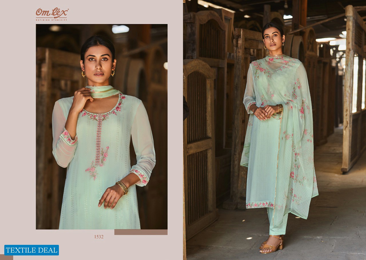 OMTEX MAHNOOR CHIFFON DESIGNER INDIAN SALWAR KAMEEZ