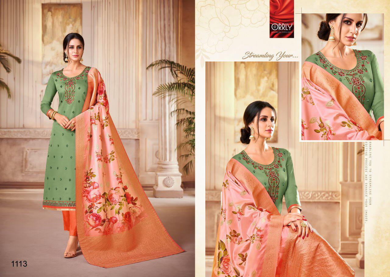 ORRLY PRESENT ORRLY VOL 3 JAM SATIN COTTON WITH EMBROIDERY WORK SALWAR SUIT WITH DIGITAL PRINT DUPATTA