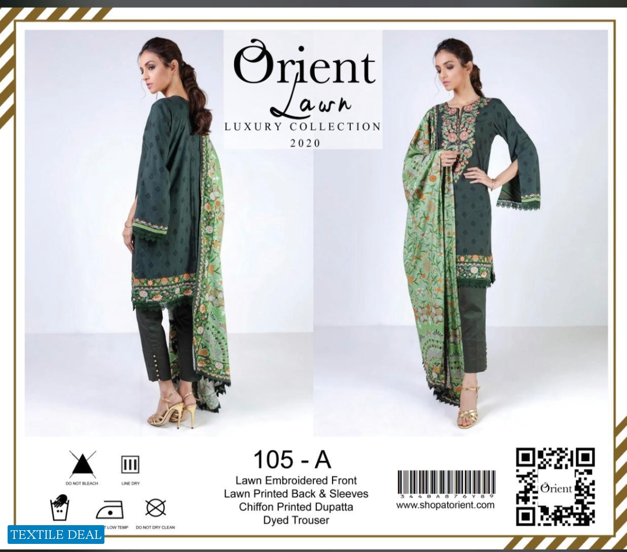Orient Lawn Collection 2020 Wholesale Pakistani Branded Dresses