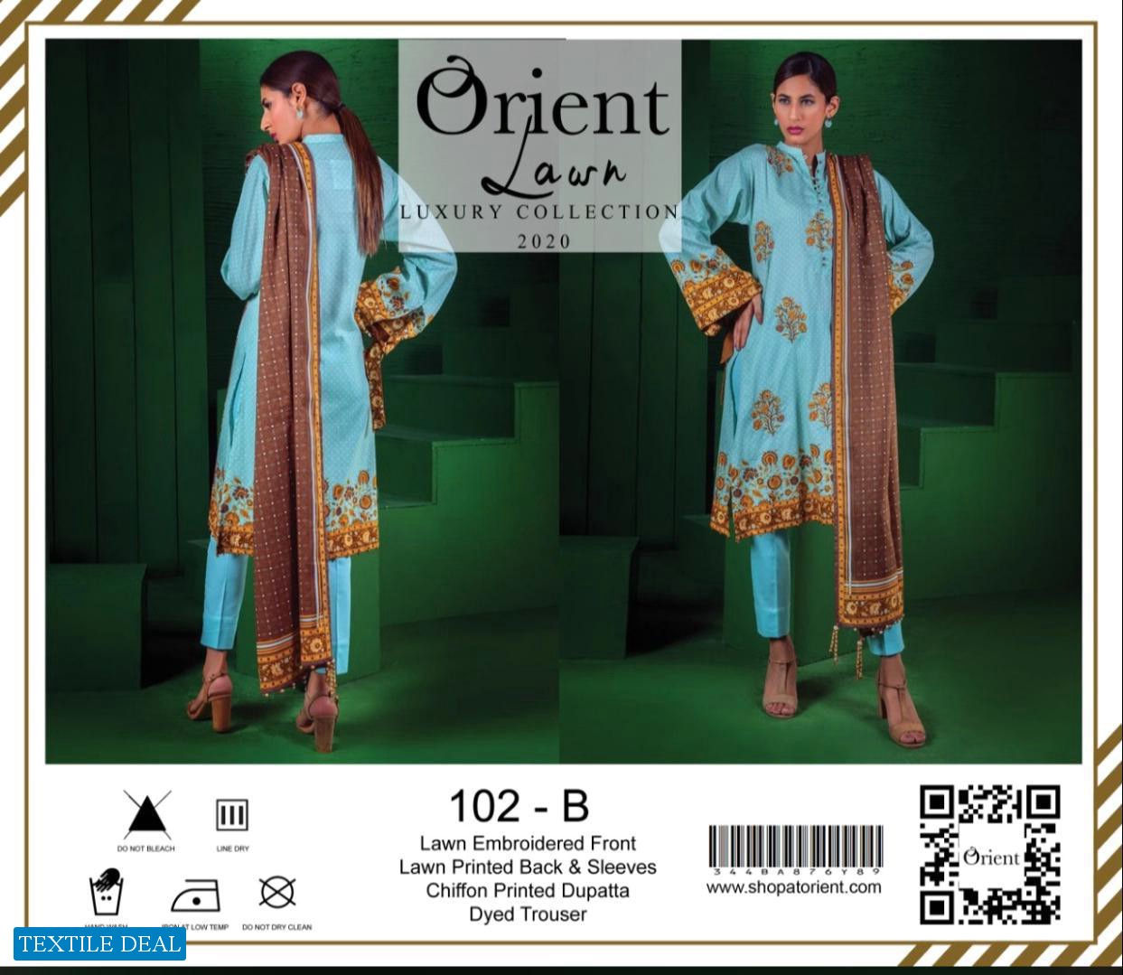 Orient Lawn Collection 2020 Wholesale Pakistani Branded Dresses