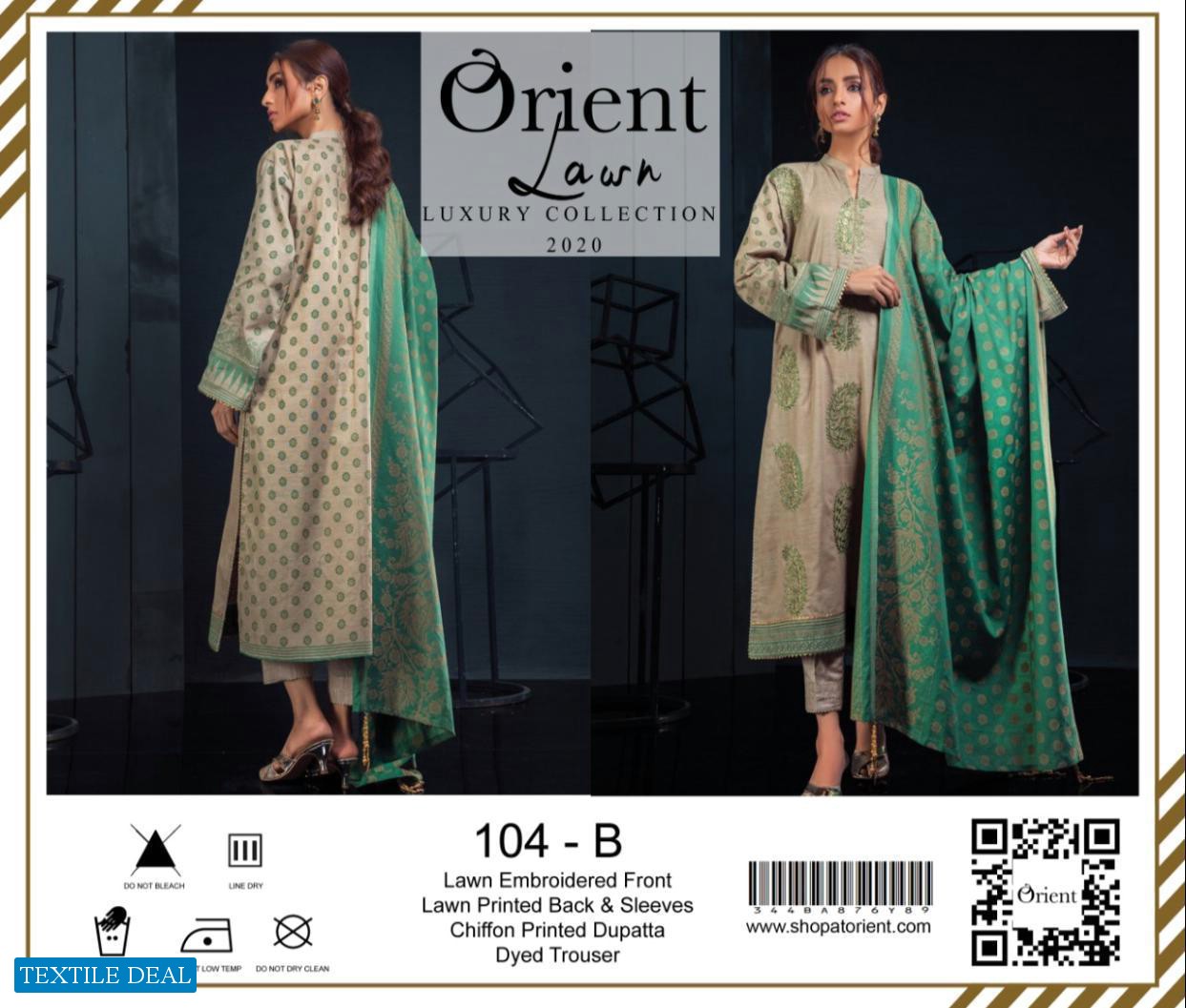 Orient Lawn Collection 2020 Wholesale Pakistani Branded Dresses