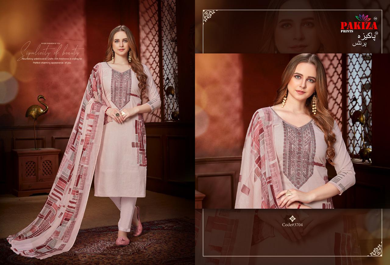 PAKIZA PRINT SANA SAFINAZ VOL 37 COTTON KARACHI LADIES SUITS WHOLESALER