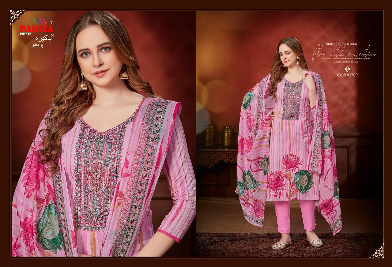 PAKIZA PRINT SANA SAFINAZ VOL 37 COTTON KARACHI LADIES SUITS WHOLESALER