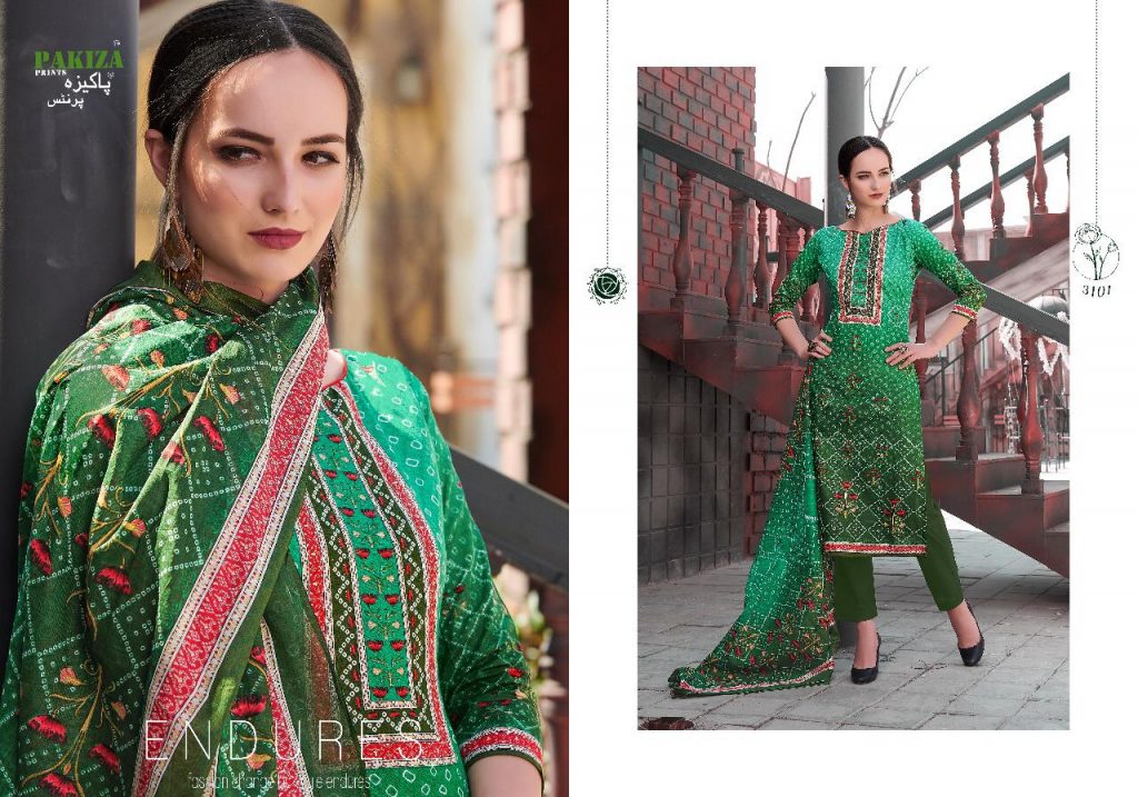 PAKIZA PRINTS VOL 31 BANDHANI COTTON PRINTED LADIES SUITS
