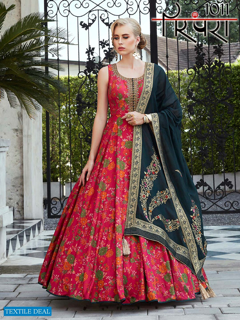 PARAMPARA VOL 3 DESIGNER LONG GOWN WITH DUPATTA WEDDING COLLECTION