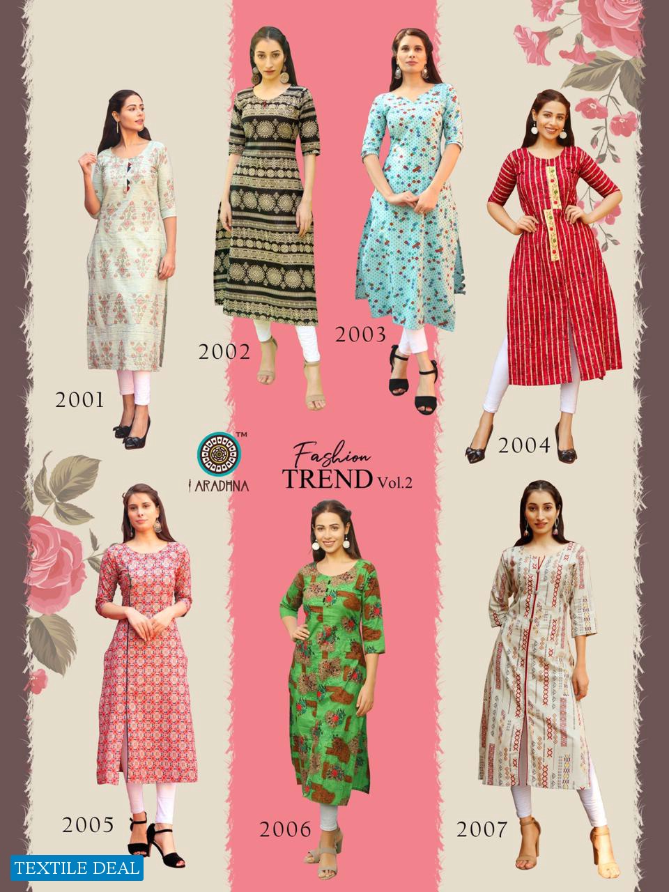 PK Fashion Trend Vol-2 Wholesale Long Ready Made Kurtis