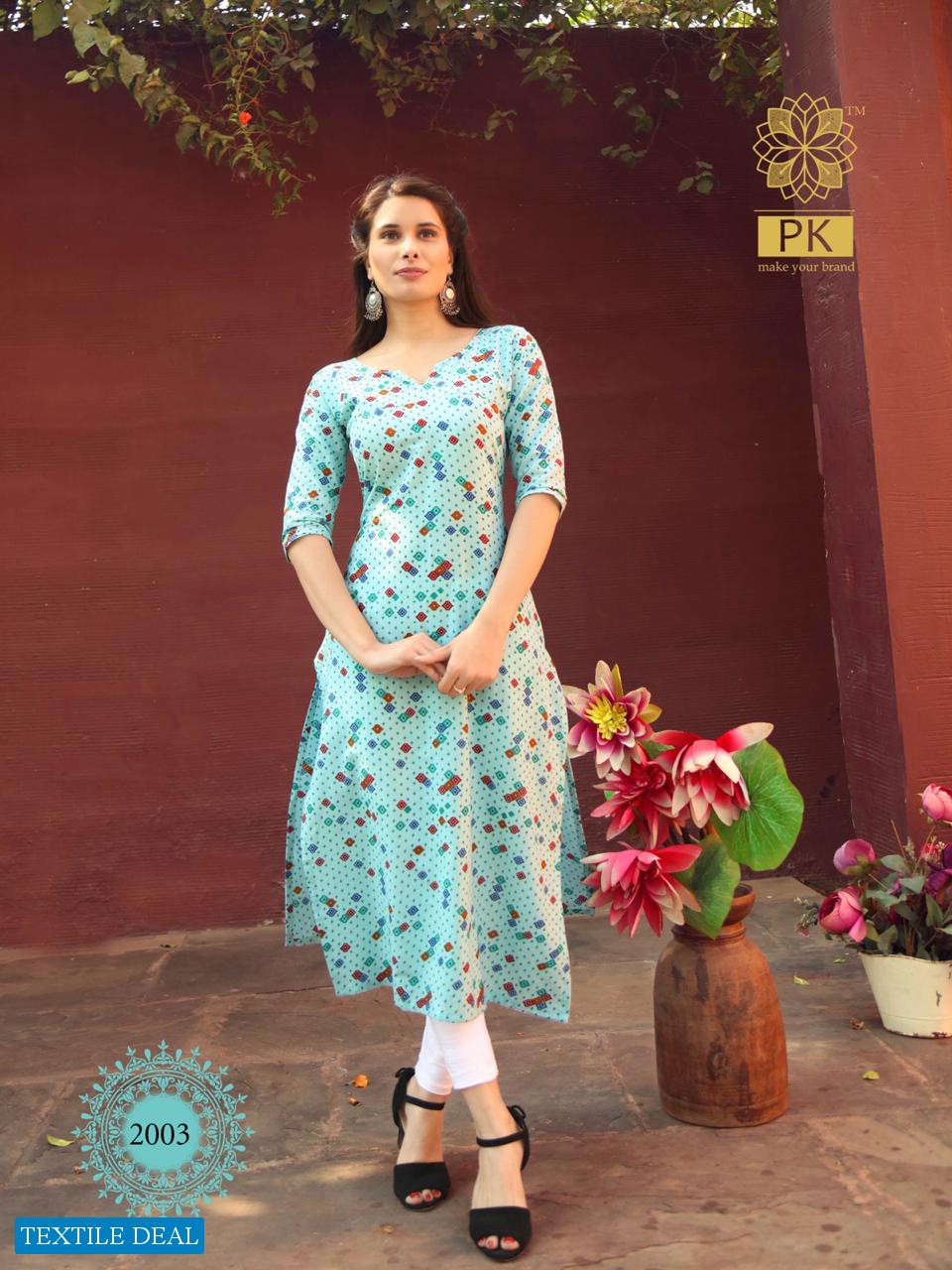 PK Fashion Trend Vol-2 Wholesale Long Ready Made Kurtis