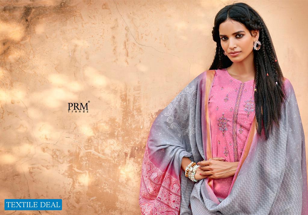 PRM Ruhnaz Wholesale Pure Lawn Cotton Dress Material