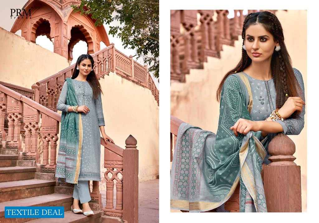 PRM Ruhnaz Wholesale Pure Lawn Cotton Dress Material